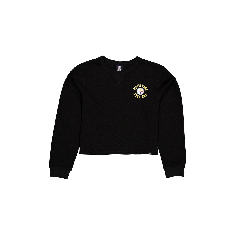 New Era Pittsburgh Steelers Sport Night T-Shirt Women's Long Sleeve - Size L